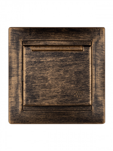 Розетка 2П+З 16А 250В IP44 с крышкой старинная бронза с/у, "Лама" (1/10) TDM (SQ1815-0767) фото 4 Розетка 2П+З 16А 250В IP44 с крышкой старинная бронза с/у, "Лама" (1/10) TDM (SQ1815-0767) фото 4