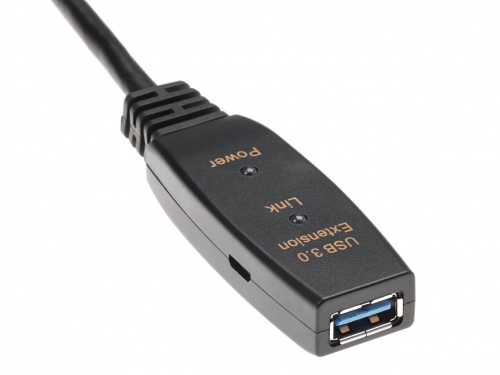Кабель-адаптер USB3.0-repeater, удлинительный активный <Am-->Af> 15м Aopen/qust<ACU827A-15M> (1/10) фото 5