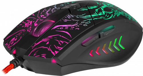 Мышь проводная игровая DEFENDER Titan GM-650L RGB,Macro,6кнопок,6400dpi, черный (1/40) (52650) фото 10