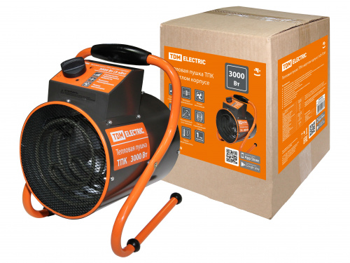 Тепловая пушка ТПК в круглом корпусе 9 кВт TDM (SQ2520-0004) Тепловая пушка ТПК в круглом корпусе 9 кВт TDM (SQ2520-0004)