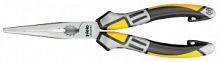 Длинногубцы (тонкогубцы) SMARTBUY 160мм, 2х-комп. рукоятка, СR-V сталь, HRC>51 (1/60) (SBT-PLL-160P1)