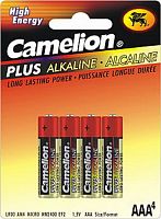 Элемент питания CAMELION  LR03  Plus Alkaline (4 бл)   (48/1152) (7369)