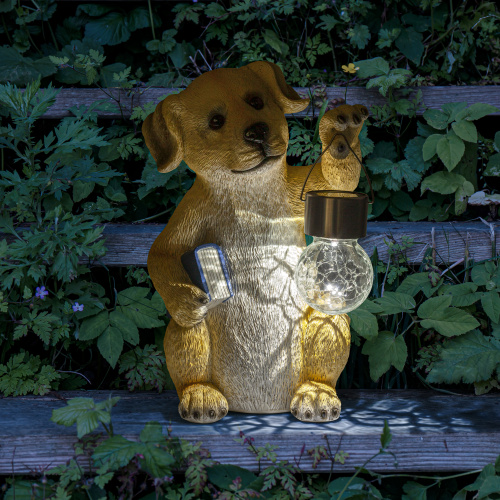 Садовая фигура ЭРА ERASF22-09 из полистоуна Умный пес 27 см (1/8) (Б0053354) фото 2 Садовая фигура ЭРА ERASF22-09 из полистоуна Умный пес 27 см (1/8) (Б0053354) фото 2