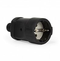 Штепсельное гнездо SMARTBUY с заземлением черное ПВХ 16A 250B (SBE-16-S03-bz) (1/15)