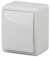 Выключатель ЭРА серии Эксперт IP54 10АХ-250В ОУ белый (1/16/160/2560) (Б0020669)