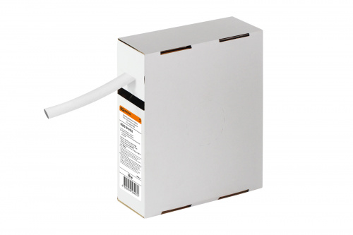 Трубка термоусаживаемая TDM ТУТнг 10/5 белая в коробке (10 м/упак) (1/1/40) (SQ0518-0422) Трубка термоусаживаемая TDM ТУТнг 10/5 белая в коробке (10 м/упак) (1/1/40) (SQ0518-0422)