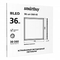 Светильник светодиодный SMARTBUY универсальный 36W 6500K 3200Лм 595х595х19мм призма (SBL-UNI-36W-65) (4)