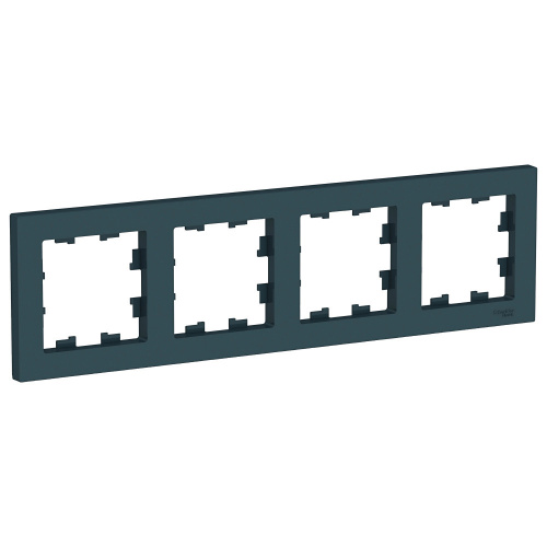 Рамка 4-м ATLASDESIGN универс. изумруд Systeme Electric ATN000804 (1/5/20)