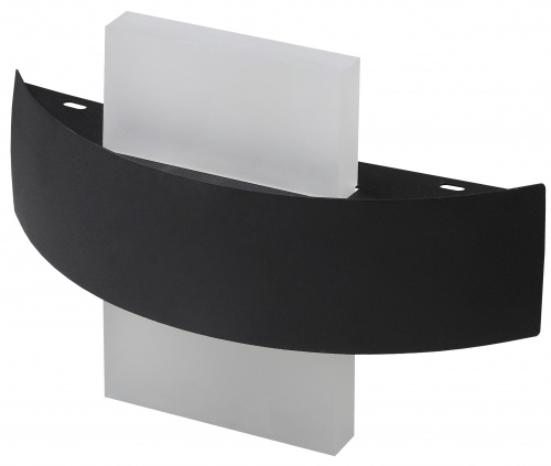 Светильник светодиодный ЭРА WL7 WH+BK декоративный накладной настенный 6Вт IP54 белый/черный (Б0034605)