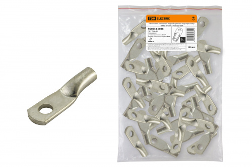 Наконечник медный луженый ТМЛ 6-4-4 ГОСТ 7386-80 TDM (1/100/3500) (SQ0533-0018)