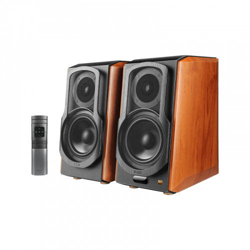 Колонки (пара) EDIFIER S1000W brown.Вых.мощ:120Вт.4 дин.Bth5.2.комплект:пульт ДУ,колоночный каб,оптовол.каб,каб.RCA-RCA,каб.3.5мм-RCA (1/1) (80002996)