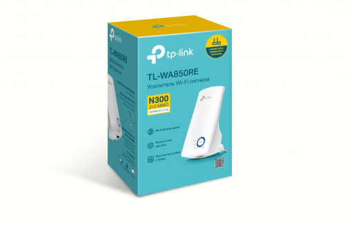 WIFI усилитель сигнала TP-LINK TL-WA850RE N300, 802.11n/g/b, частота 2400-2483,5 МГц, до 300 Мбит/с (1/20) фото 3