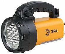 Фонарь ЭРА PA-601 аккумуляторный прожекторный АЛЬФА 19xLED + 24xLED литий 3Ач ЗУ 220V+12V со встроенным светильником компас коробка (1/8) (Б0031036)