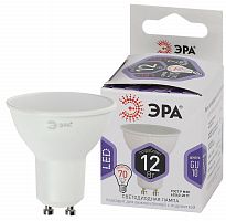 Лампа светодиодная ЭРА STD LED MR16-12W-860-GU10 GU10 12Вт софит холодный дневной свет (1/100) (Б0049076)