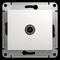 Механизм розетки TV 1-м С/У GLOSSA 1DB бел. Systeme Electric GSL000191 (1/10/160)
