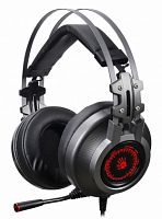 Игровая гарнитура A4TECH Bloody J527 2м мониторные USB оголовье (J527), серый (1/10)