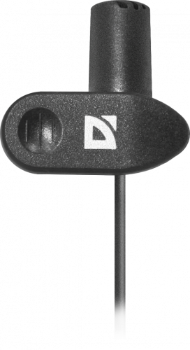 Микрофон DEFENDER MIC-109 черный, на прищепке, 1,8 м. (1/50) (64109) фото 4