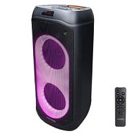 Колонка портативная MICROLAB PT802, Bluetooth и световыми эффектами, 200 Вт, Bluetooth 5.0, TWS, Aux, USB, TF-карта, пульт, черный (1/1) (80003343)