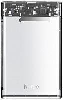 Внешний корпус Netac WH11 для HDD/SSD, 2.5", пластик прозрачный (USB 3.0 /Type C / Type C) (NT07WH11-30CC)