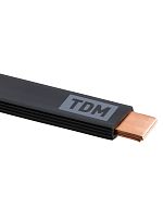 Шина медная гибкая изолированная ШМГ 3х(24х1), 2м, TDM (1/4) (SQ0841-0009)