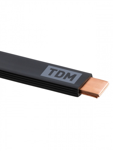 Шина медная гибкая изолированная ШМГ 3х(24х1), 2м, TDM (1/4) (SQ0841-0009)