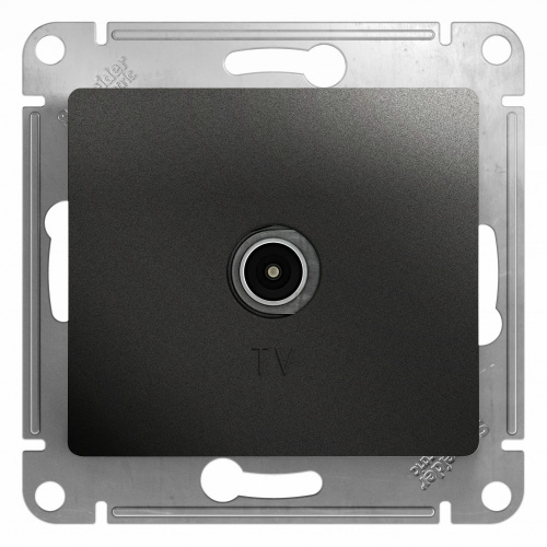 Механизм коннектора TV антенны 1-м С/У GLOSSA антрацит Systeme Electric GSL000793 (1/10/160)