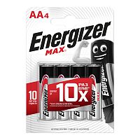 Элемент питания ENERGIZER  LR6 Max (4 бл)   (96)   (E300157105)