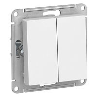 Механизм выключателя 2-кл. С/У ATLASDESIGN 10А IP20 (сх. 5) 10AX бел. Systeme Electric ATN000151 (1/20/160)