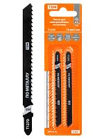 Пилки для электролобзика по металлу, HSS, 75х3 мм, быстрый рез, T127D, 2 шт, "Рубин", TDM (1/500) (SQ1089-0211)