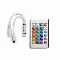 Контроллер WOLTA Decor WLC-CP/04 с пультом мини 5-24В 42х12х3мм 1/300