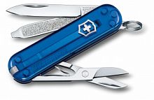 Нож перочинный Victorinox Classic Deep Ocean, 58 мм., 7 функций (карт. коробка) (0.6223.T2G)