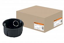 Установочная коробка СП D65х25мм, саморезы, стыковочные узлы, IP20,TDM (1/160) (SQ1402-1103)