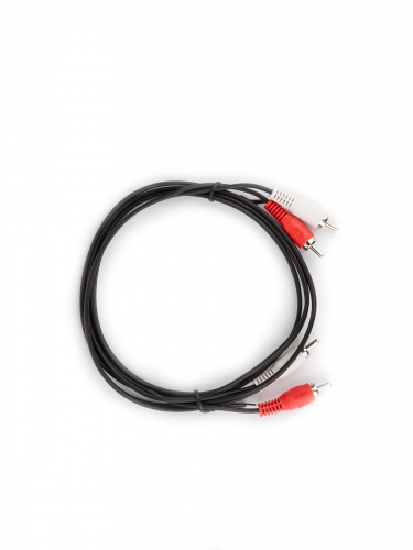 Кабель соединительный TELECOM 2xRCA (M) / 2xRCA (M), чёрный, 1.5 м. (1/250) (TAV7158-1.5M) фото 2