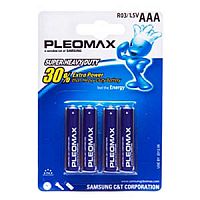 Элемент питания SAMSUNG PLEOMAX  R03  BL4   (40/400/32000) (C0019248)