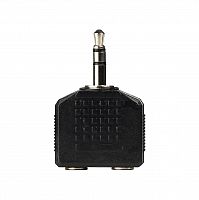 Адаптер-переходник для наушников Smartbuy Jack 3.5 мм (M) -2х3.5 мм (F) блочный (A202)/200