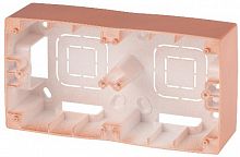 Коробка ЭРА, серии ЭРА 12, наклад. монтажа 2 поста, медь (10/100/800) 12 -6102-14