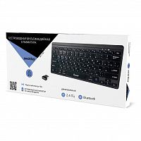 Клавиатура беспроводная SMARTBUY Z170 мини, соединение 2.4G+Bluetooth, 78 клавиш, черный (SBK170BT) (1/10)