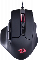 Мышь проводная REDRAGON Bullseye RGB, 12400 DPI, 8 кнопок, черный (1/40) (71164)