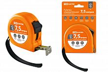 Рулетка длина 7.5 м, стальная лента, ширина 25 мм, пластиковый корпус, "Гранит" TDM (1/48) (SQ1018-0103)