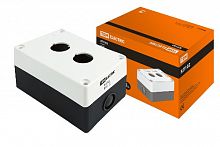 Корпус КП102 для кнопок 2места белый TDM (SQ0705-0002)