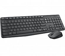 Комплект беспроводной Клавиатура + Мышь LOGITECH MK235, серая (1/8) (920-007949)