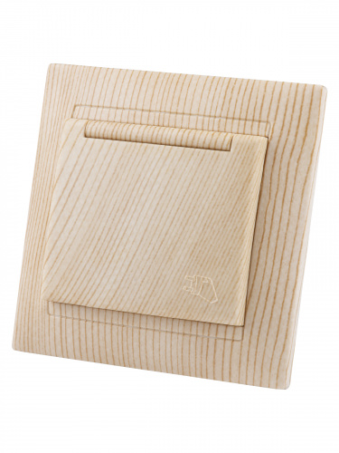 Розетка 2П+З 16А 250В IP44 с крышкой сосна , с/у, "Лама" (10/120) TDM (SQ1815-0326) фото 6 Розетка 2П+З 16А 250В IP44 с крышкой сосна , с/у, "Лама" (10/120) TDM (SQ1815-0326) фото 6