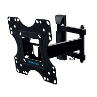 Кронштейн для LED/LCD телевизоров Kromax OPTIMA-214 black,20"-43",нак. +5° -12°, пов. 180°, 8 шт/уп. (29011)