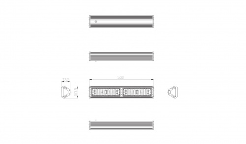 Cветильник ЭРА подвесной IP65 100Вт 10500Лм 5000К Кп<5% КСС Г IC (10/ SPP-404-0-50K-100 фото 9