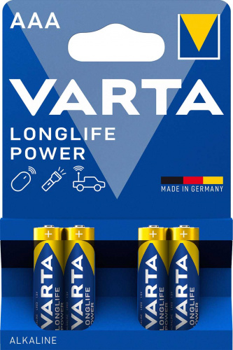 Элемент питания VARTA  LR03 LONGLIFE POWER   (4 бл)  (4/40/200) (04903113414)