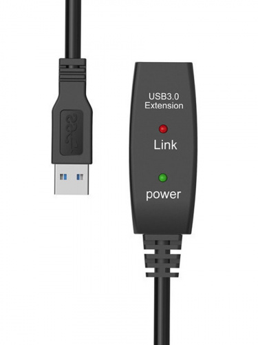 Кабель-адаптер USB3.0-repeater, удлинительный активный <Am-->Af> 15м Aopen/qust<ACU827A-15M> (1/10) фото 7