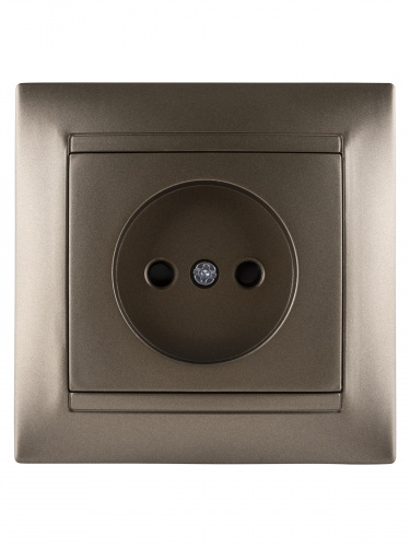 Розетка 2П 10А 250В с защ. шт. бронза , с/у, "Лама" (10/120) TDM (SQ1815-0710) фото 4 Розетка 2П 10А 250В с защ. шт. бронза , с/у, "Лама" (10/120) TDM (SQ1815-0710) фото 4