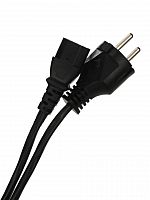 Кабель компьютер--> розетка 220V EU (прямой) <VDE> 3GX1,0мм2, 1,8m, медь, TELECOM <TE021-CU1.0-1.8>(1/100) (TE021-CU1.0-1.8M)
