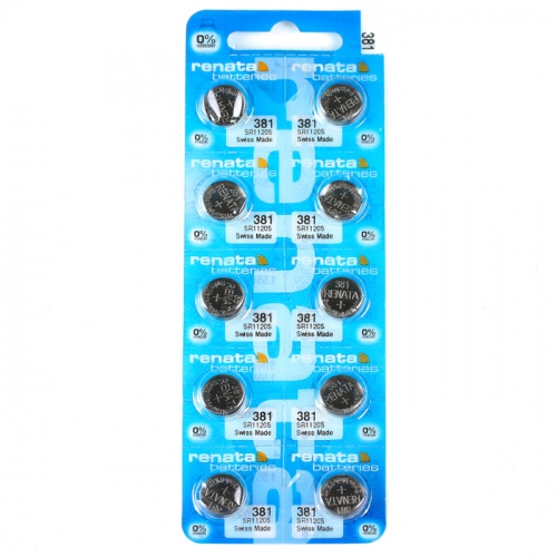Элемент питания RENATA  R 381, SR 1120 SW   (10/100) (R381)