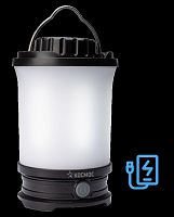 Фонарь КОСМОС кемпинговый KOS604Lit аккум-ный 10Вт LED съемн Li-ion18650 2х2200mAh Powerbank USB-шнур, коробка (1/24/48)